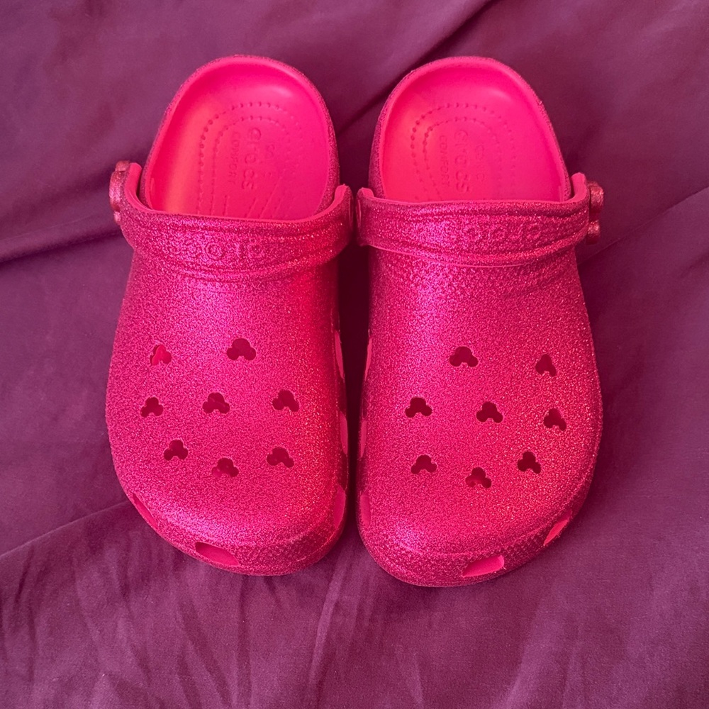 Women’s Disney Crocs Pink Glitter - Crocs